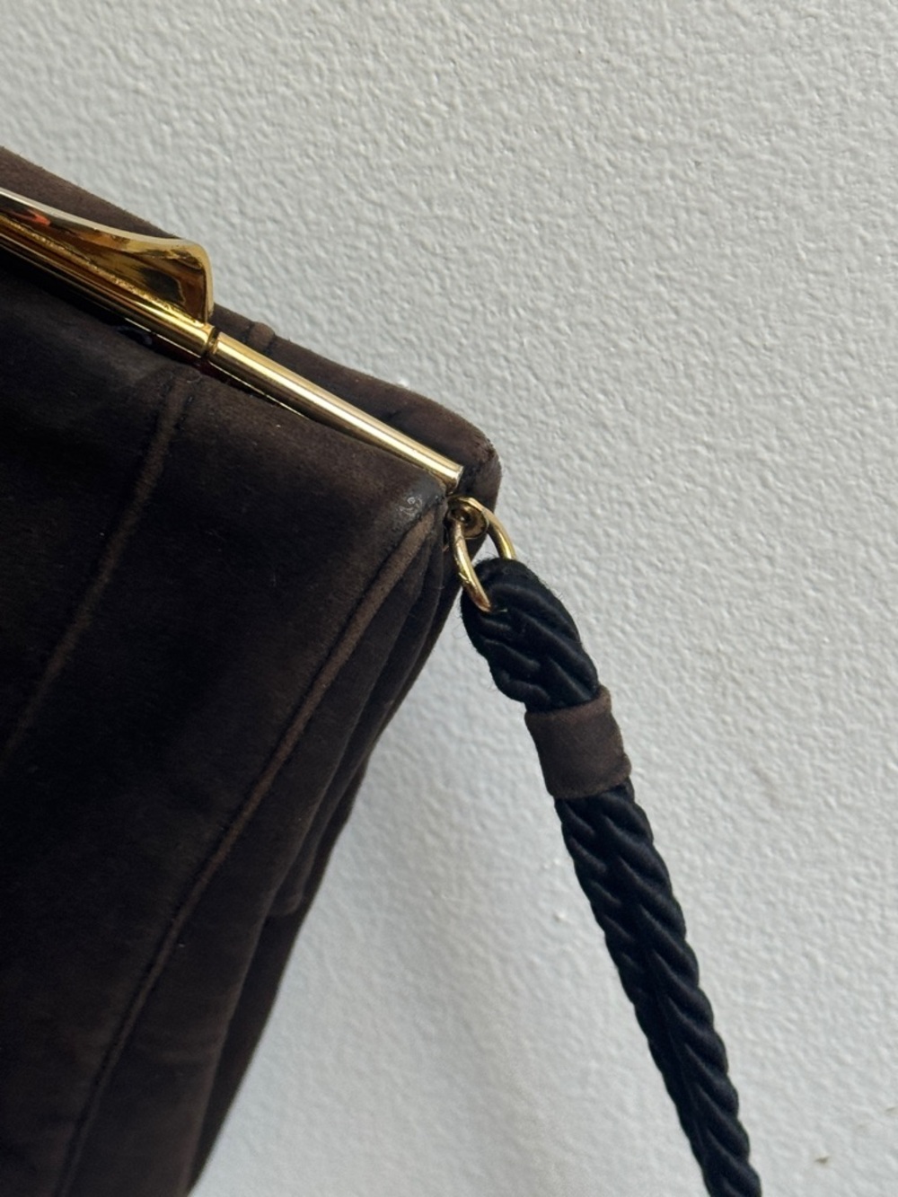 FENDI VTG Black Fabric Clutch - Picture 10 of 10